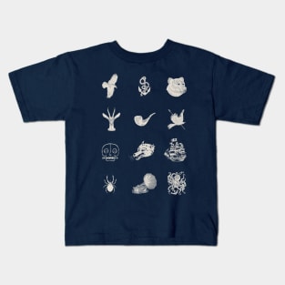 Hipsters Doodles Kids T-Shirt